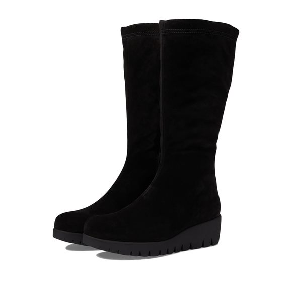 LA CANADIENNE TOVA BLACK SUEDE 5 M (B) - Picture 1 of 6